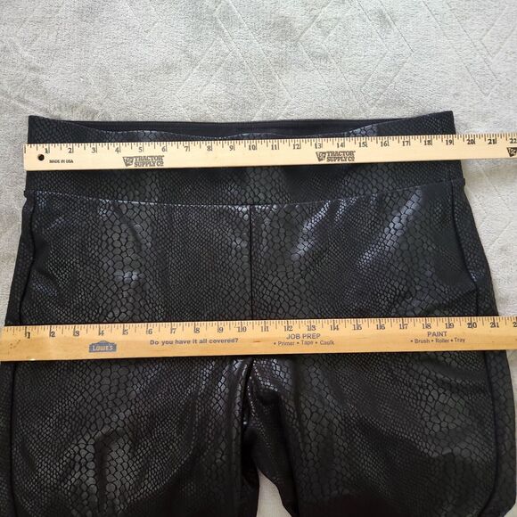 Torrid Pixie Size 2X Leggings Ankle Skinny Pants Black Snakeskin Print - Picture 4 of 11